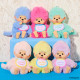 Monchhichi 色彩系列玫紅色掛件